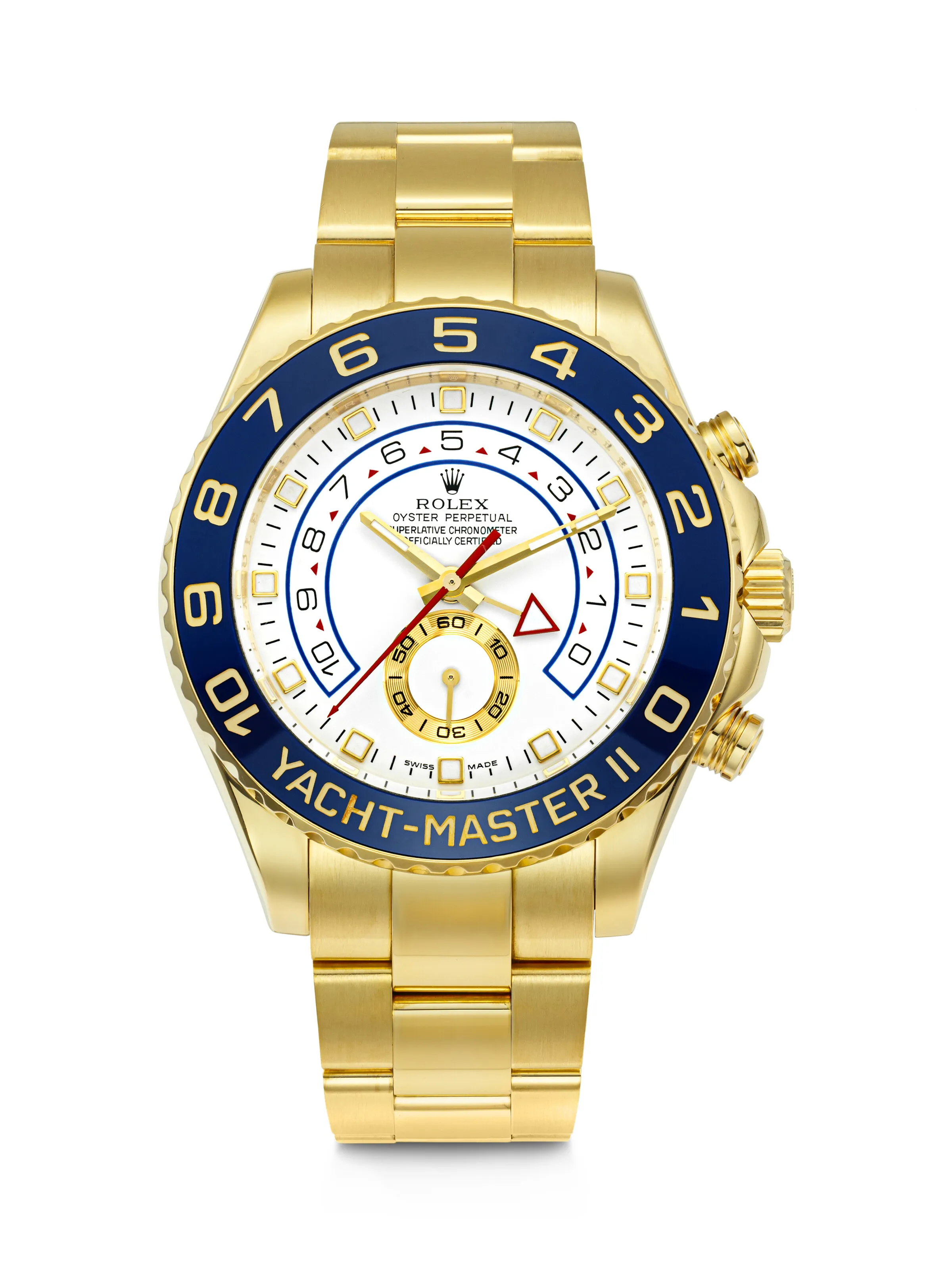 Rolex Yacht-Master II 116688 44mm 18k Gold White