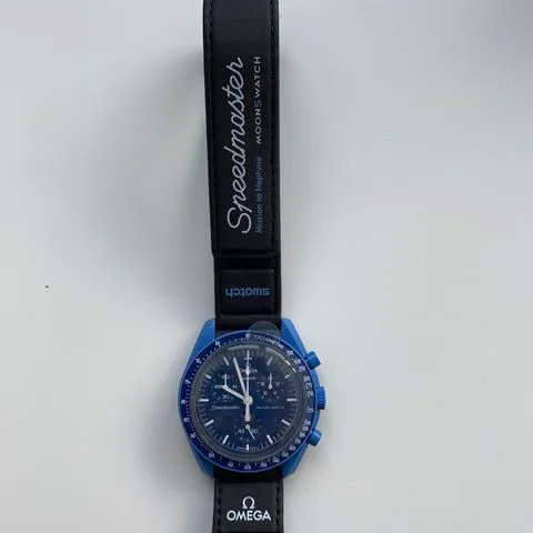 Swatch Moonswatch SO33N100 42mm Ceramic Blue 5