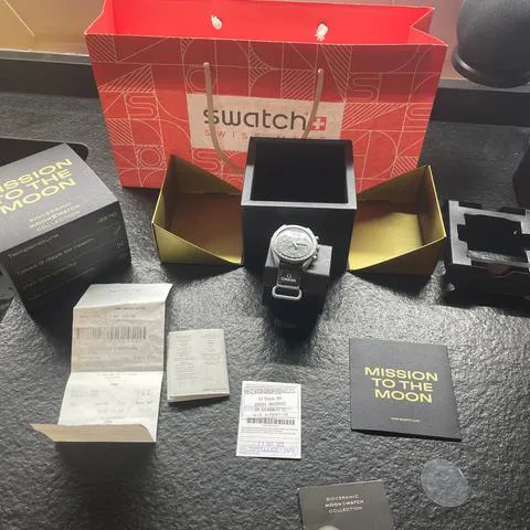 Swatch Moonswatch 42mm Stainless steel Black 5