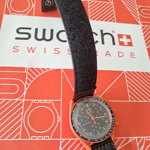 Swatch SO33O100 42mm Ceramic Black 8