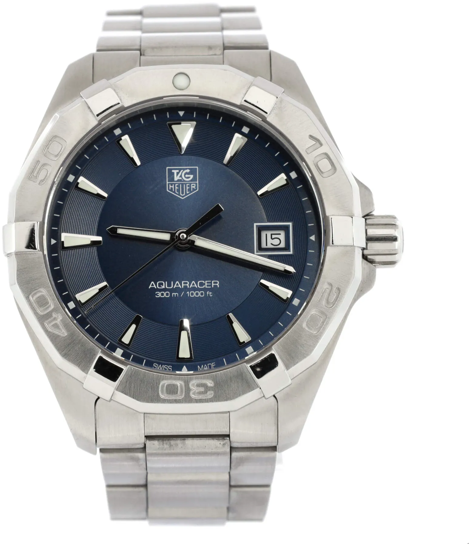 TAG Heuer Aquaracer 300M WBD1110.BA0928 41mm Stainless steel Blue