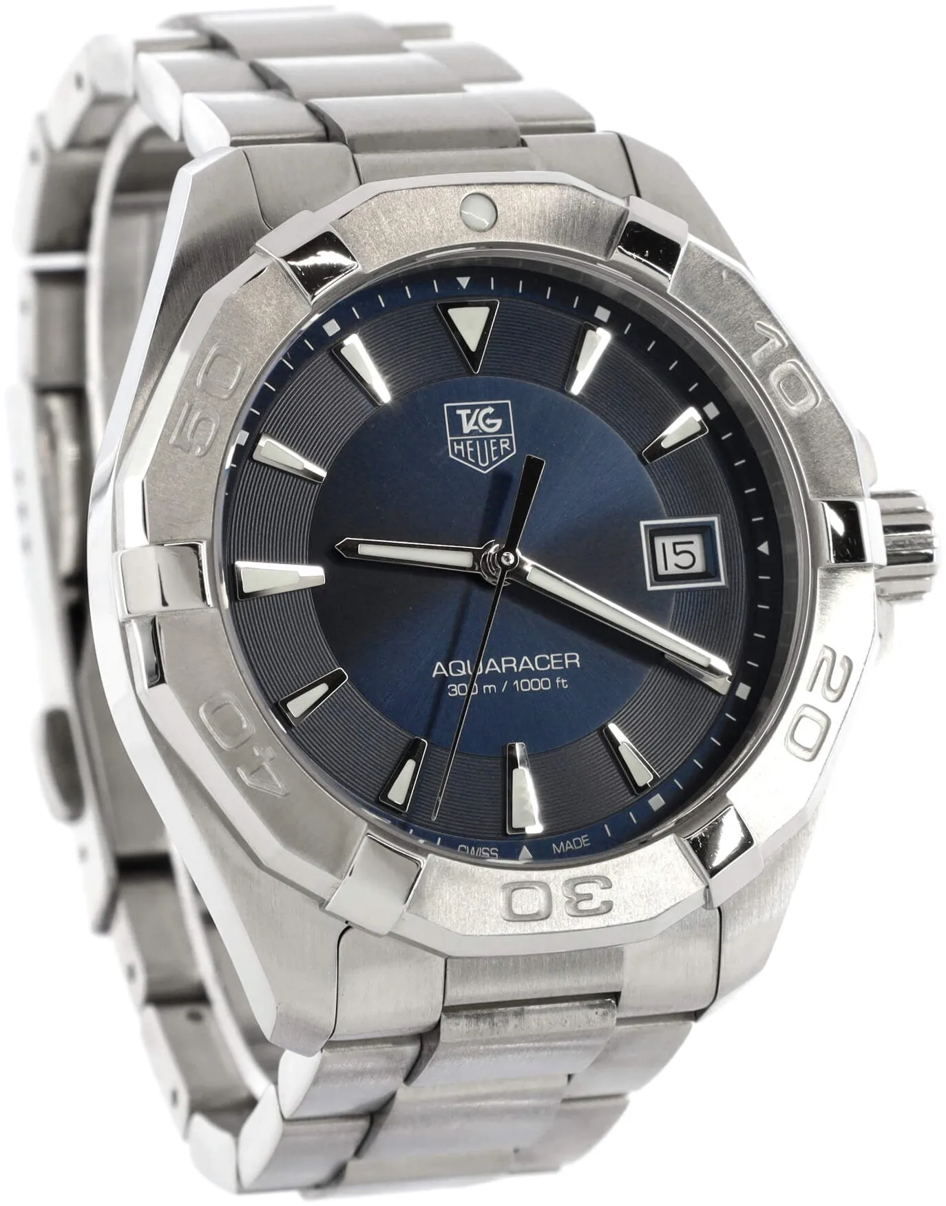 TAG Heuer Aquaracer 300M WBD1110.BA0928 41mm Stainless steel Black 1