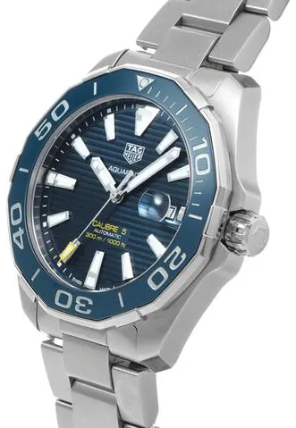 TAG Heuer Aquaracer WAY201B.BA0927 43mm Stainless steel Blue 1