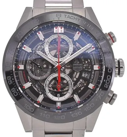 TAG Heuer Carrera Calibre HEUER 01 CAR201V.BA0714 43mm Silver Skeleton