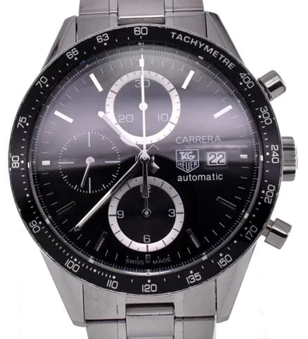 TAG Heuer Carrera CV2010 41mm Stainless steel Black