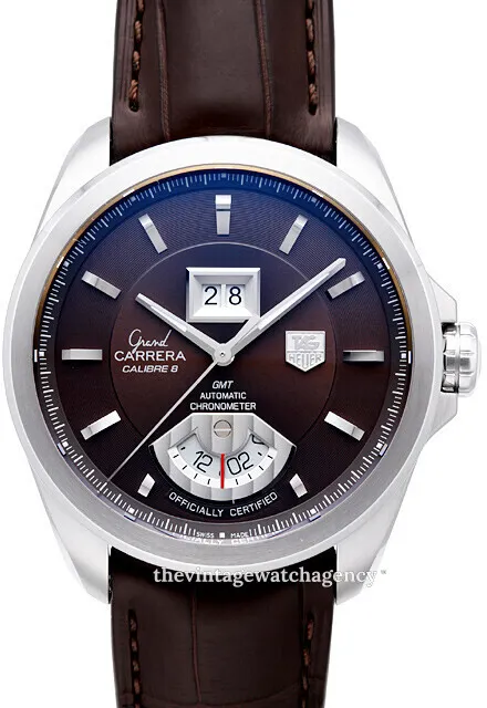 TAG Heuer Carrera WAV5113.FC6231 42.5mm Stainless steel Brown