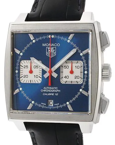 TAG Heuer Monaco Calibre 12 CAW2111.FC6183 39mm Stainless steel Blue