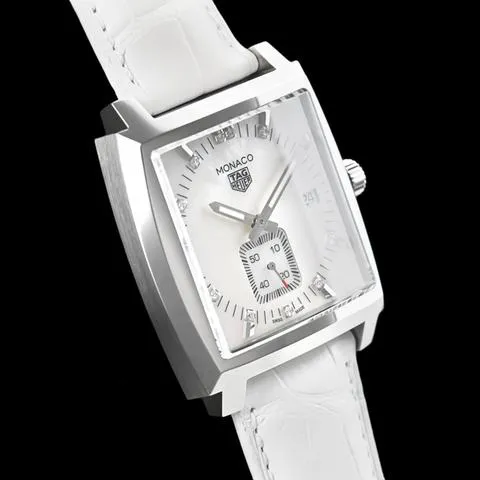 TAG Heuer Monaco WAW131B.FC6247 37mm Stainless steel White 2