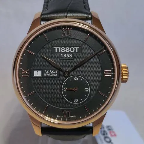 Tissot Le Locle T0064283605800 39mm Yellow gold Black