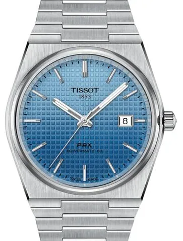 Tissot PRX Powermatic 80 PRX T137.407.11.351.01 40mm Stainless steel Blue