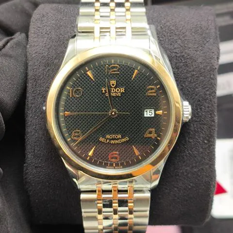 Tudor 1926 M91551-0003 39mm Yellow gold and Stainless steel Black