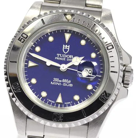 Tudor 73190 33mm Stainless steel Blue