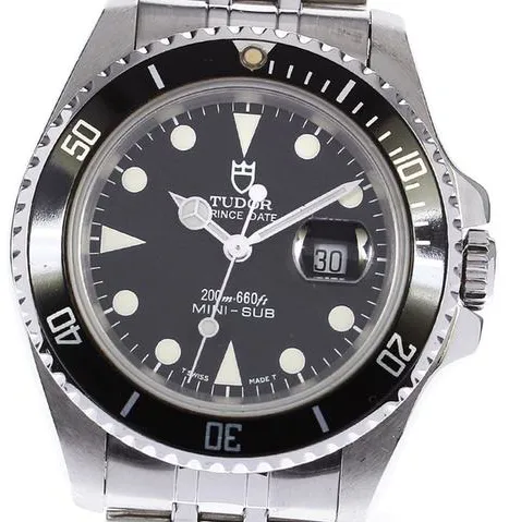 Tudor 73190 33mm Stainless steel Black