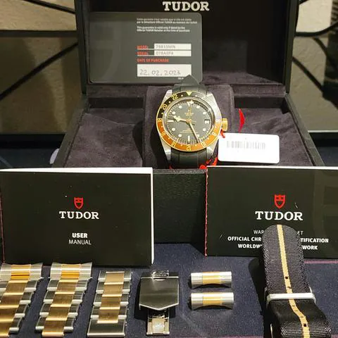 Tudor Black Bay M79833MN-0001 41mm Stainless steel Black