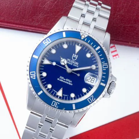 Tudor Submariner 75190 36mm Stainless steel Blue