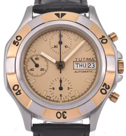 Tutima 40mm Yellow gold and Stainless steel Gold