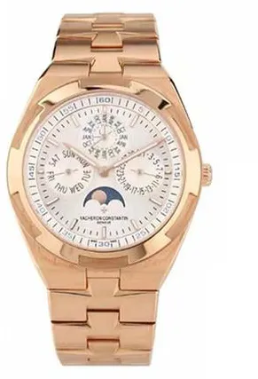 Vacheron Constantin Overseas 4300V/120R-B064 41.5mm Rose gold Silver