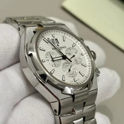 Vacheron Constantin Overseas Chronograph 49150/B01A-9095 42mm Stainless steel Silver 1