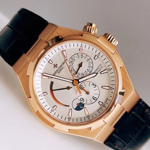 Vacheron Constantin Overseas Dual Time 47450 0mm Rose gold Silver