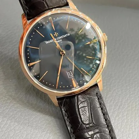 Vacheron Constantin Patrimony 85180/000R-B515 40mm Rose gold Blue 1