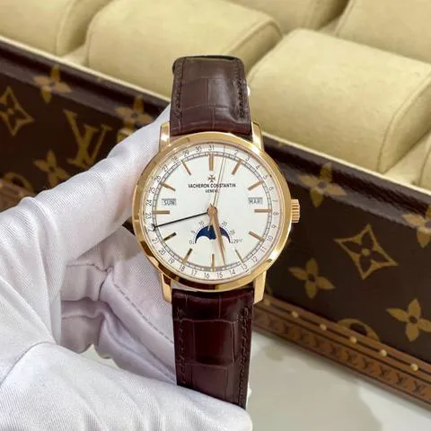 Vacheron Constantin Traditionnelle 4010T/000R-B344 41mm Rose gold Silver