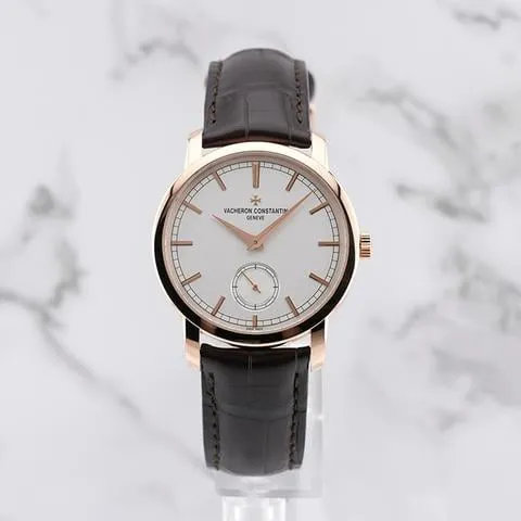 Vacheron Constantin Traditionnelle 82172/000R-9382 38mm Rose gold Silver 2