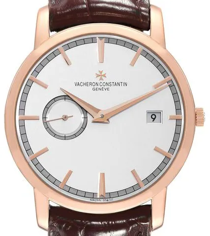 Vacheron Constantin Traditionnelle 87172/000R-9302 38mm Rose gold Silver