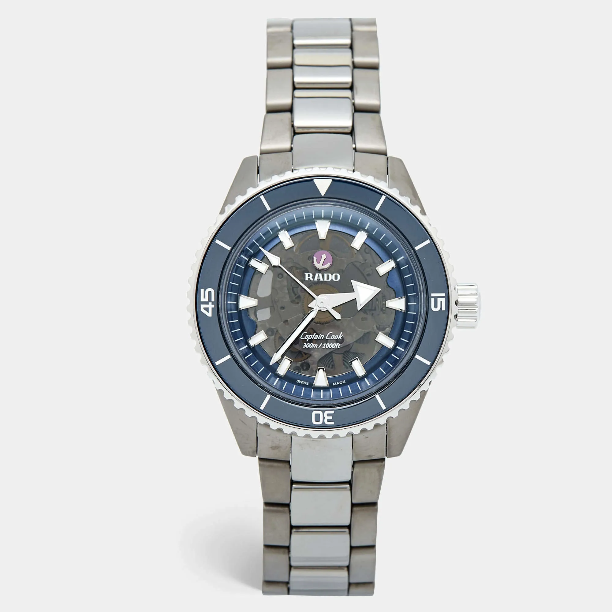 Rado Captain Cook R32128202 43mm Ceramic Blue