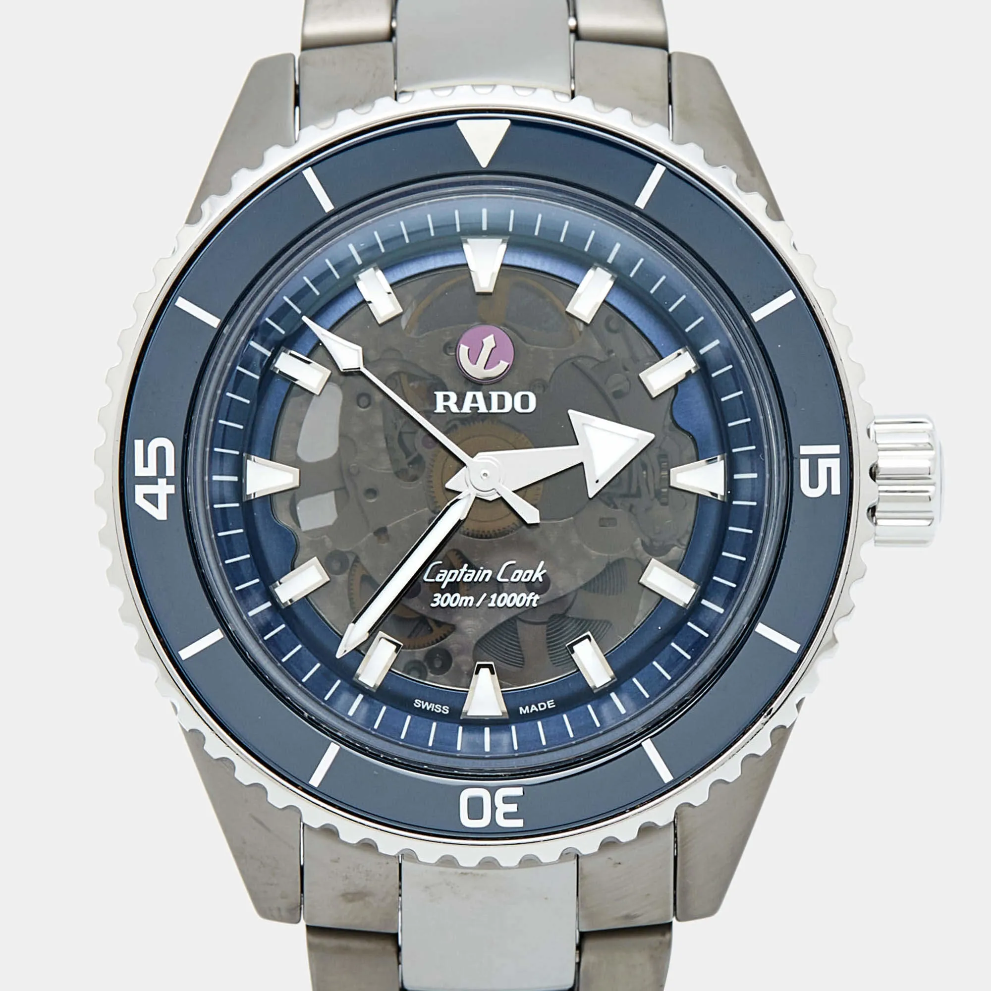 Rado Captain Cook R32128202 43mm Ceramic Blue 2