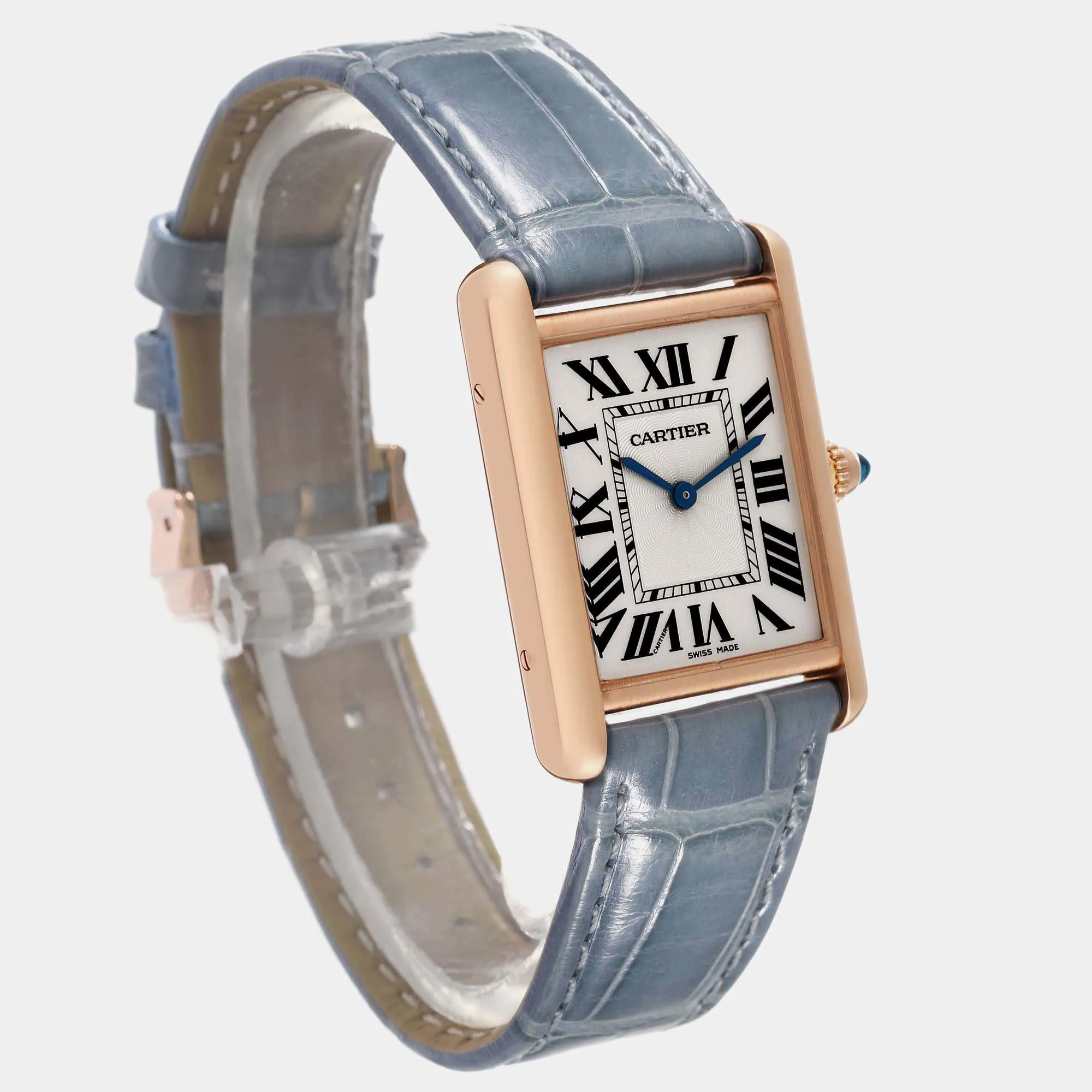 Cartier Tank Louis 25.4mm Rose gold and 18k rose gold 3