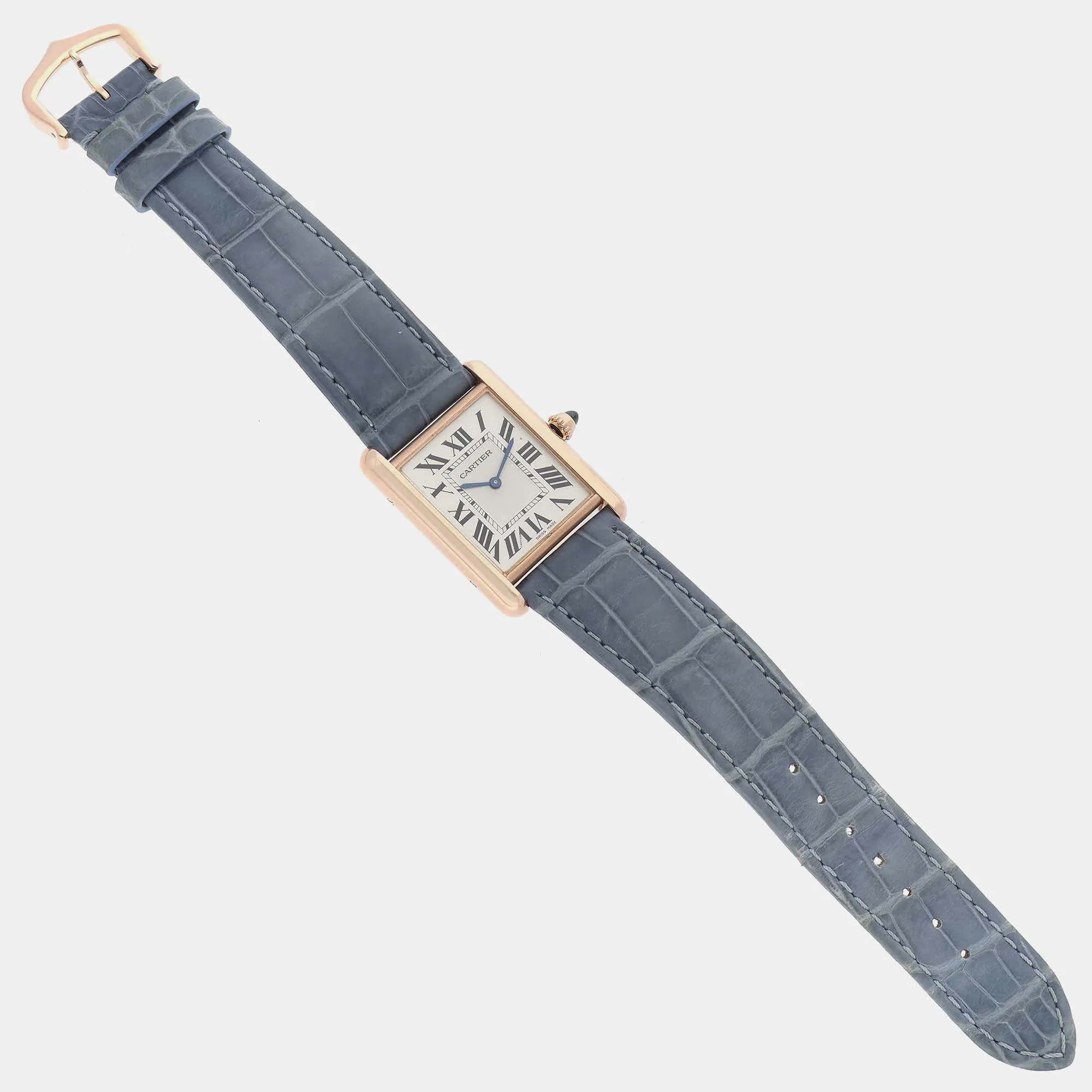 Cartier Tank Louis 25.4mm Rose gold and 18k rose gold 6