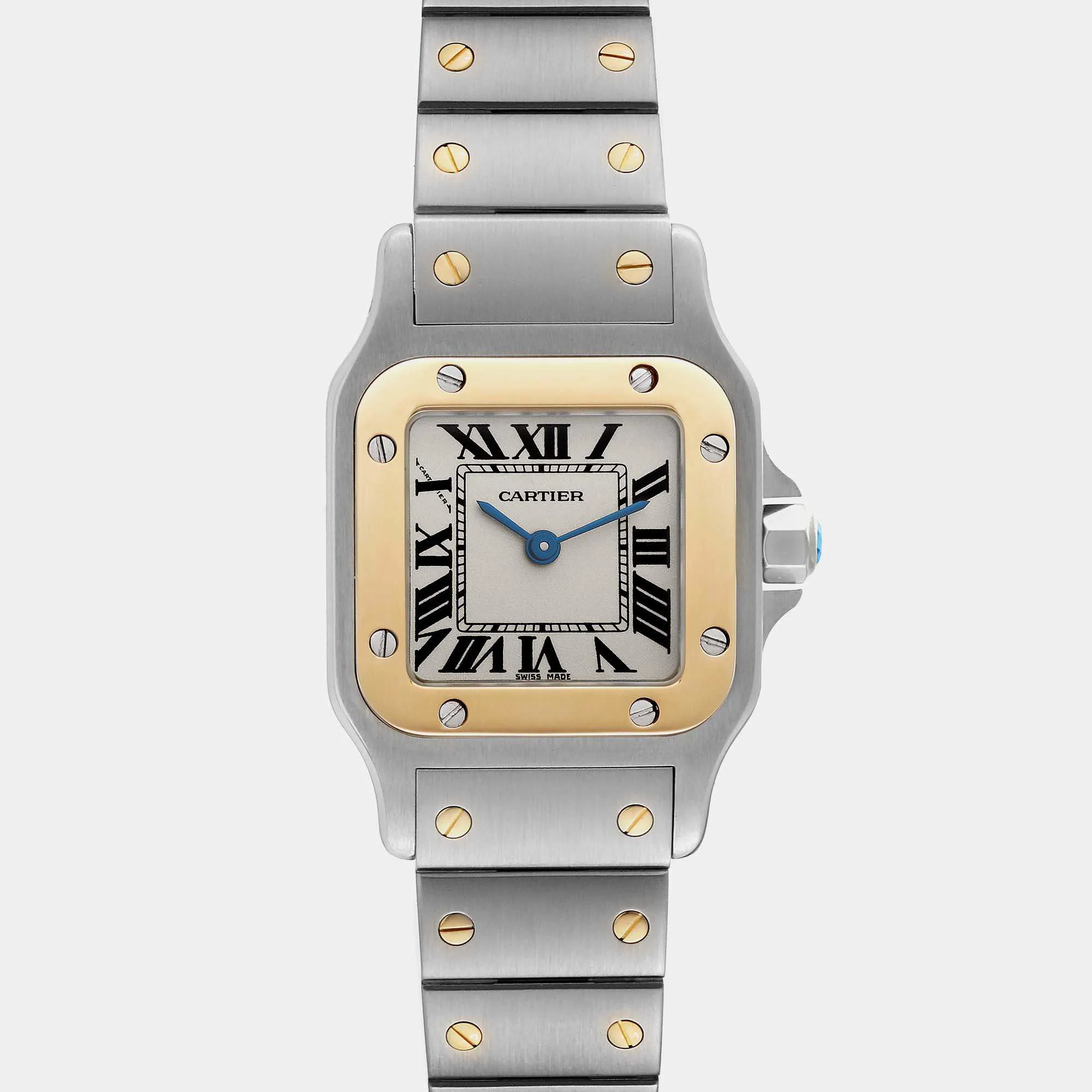 Cartier Santos W20012C4 24mm Yellow gold and Stainless steel and 18k yellow gold 2