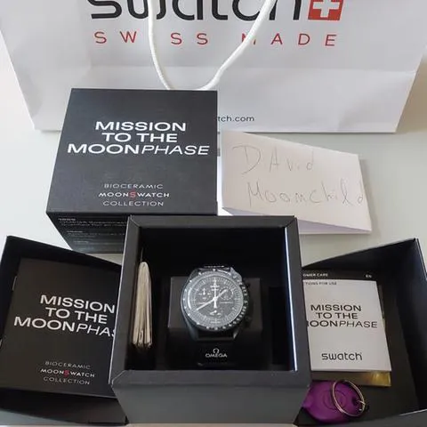 Swatch Moonswatch 42mm Black 7