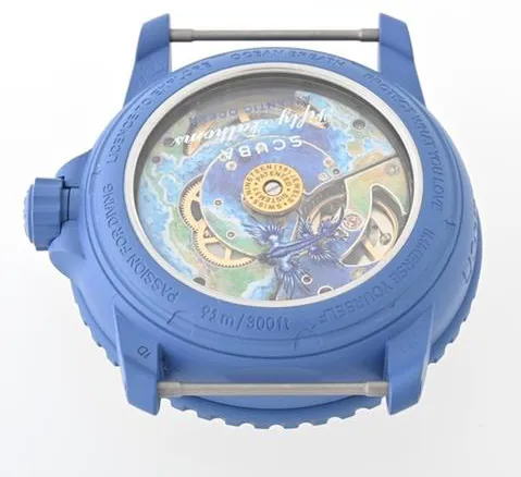 Swatch S035A100 S035A100 42.5mm Ceramic Blue 3