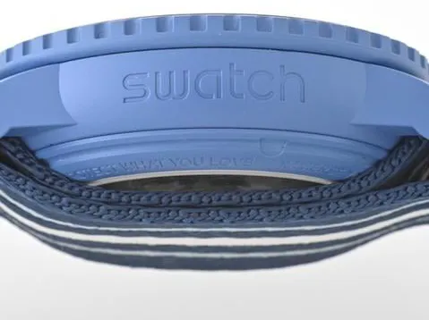 Swatch S035A100 S035A100 42.5mm Ceramic Blue 5