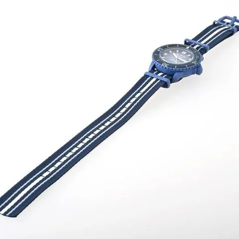 Swatch S035A100 S035A100 42.5mm Ceramic Blue 8