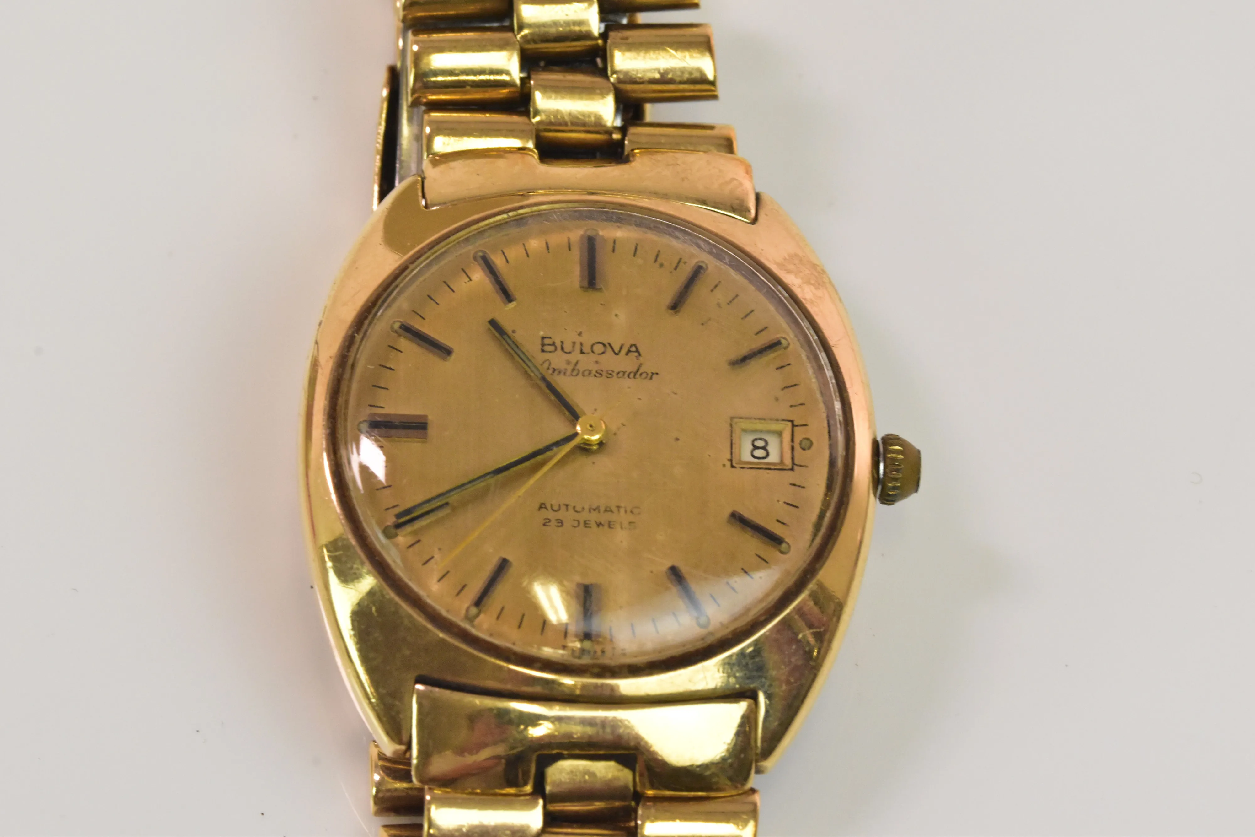 Bulova 34mm 9ct Gold