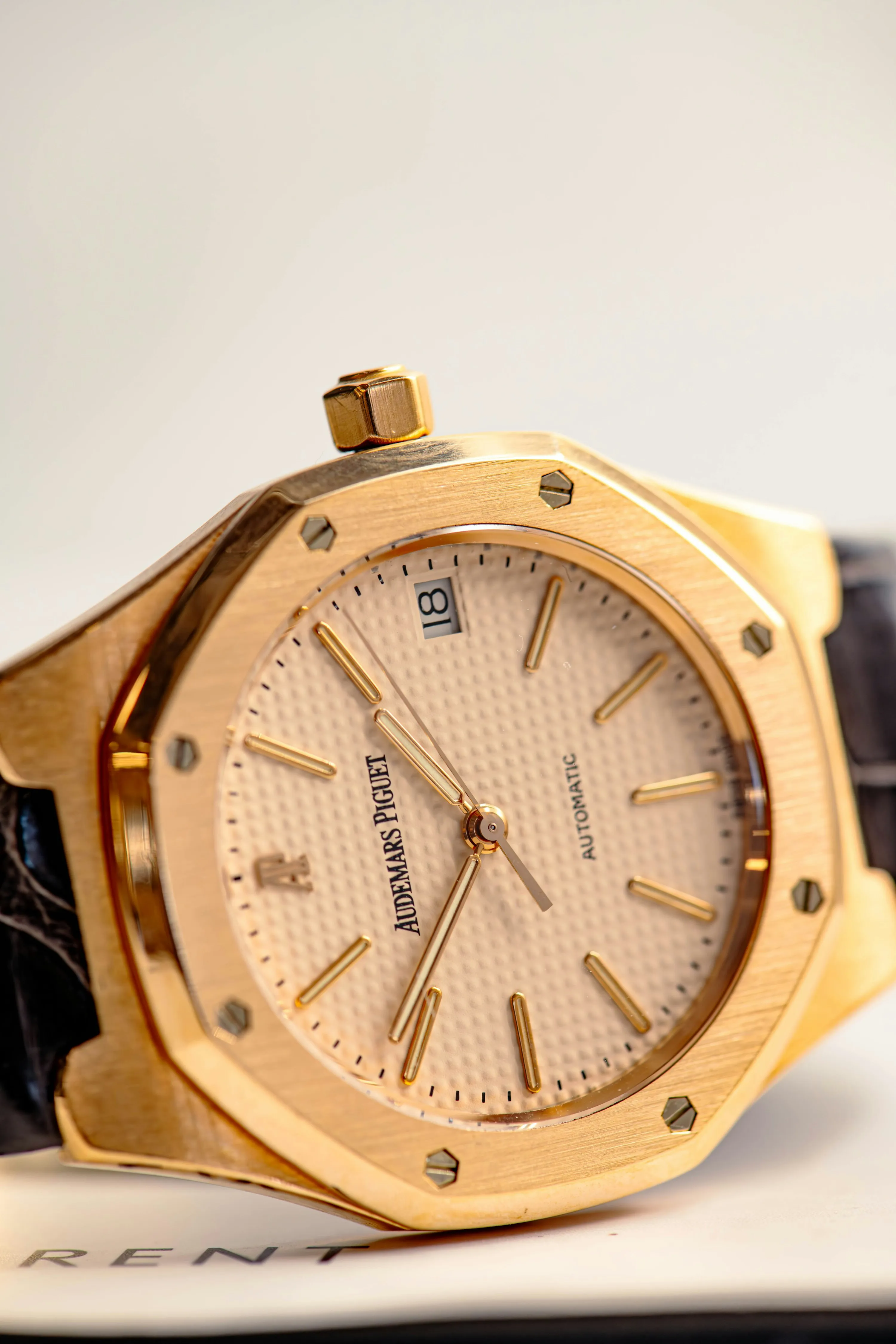 Audemars Piguet Royal Oak 14800OR.OO.0009XX.01 36mm Rose gold Cream 3