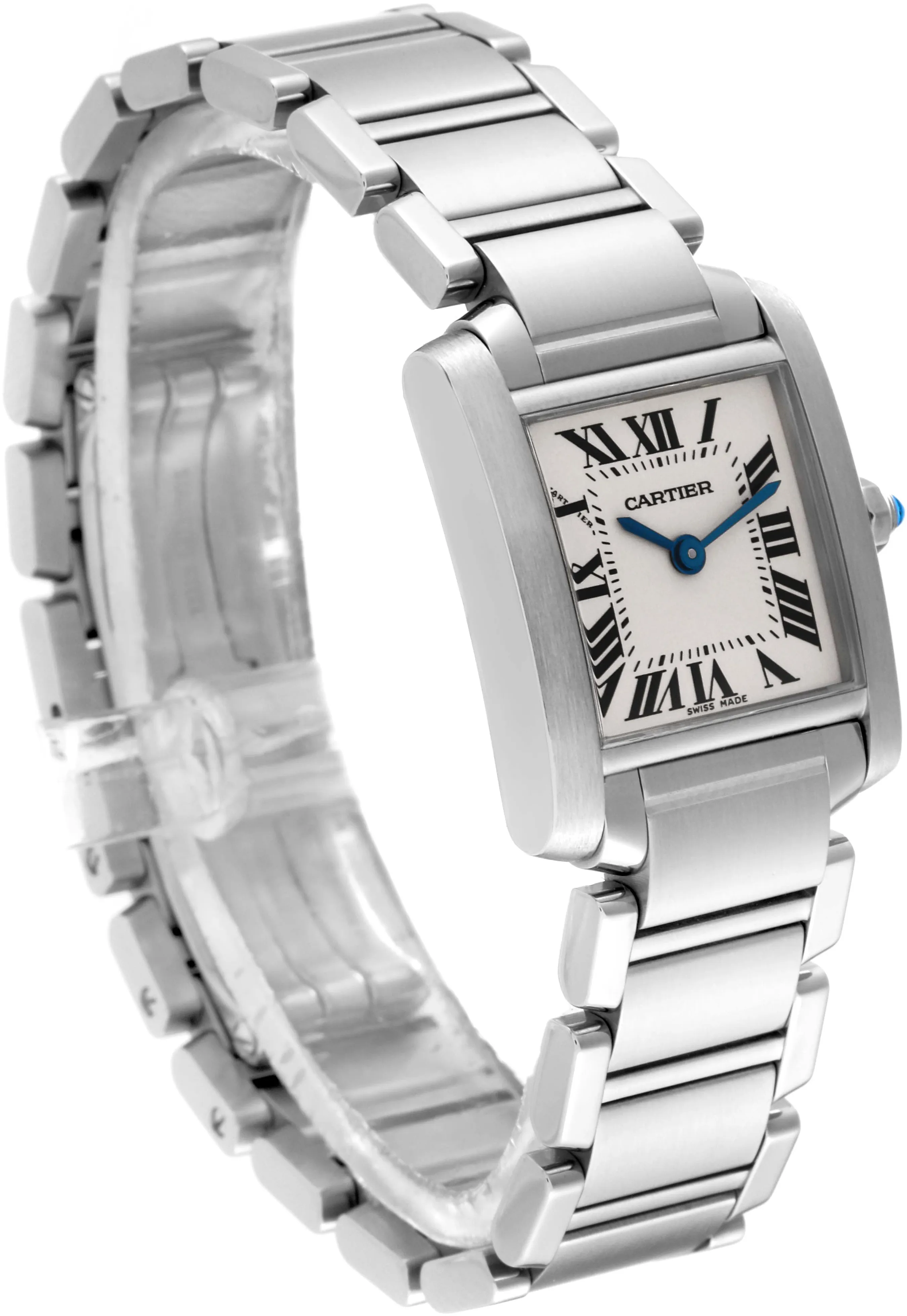 Cartier Tank Française W51008Q3 20mm Stainless steel Silver 2