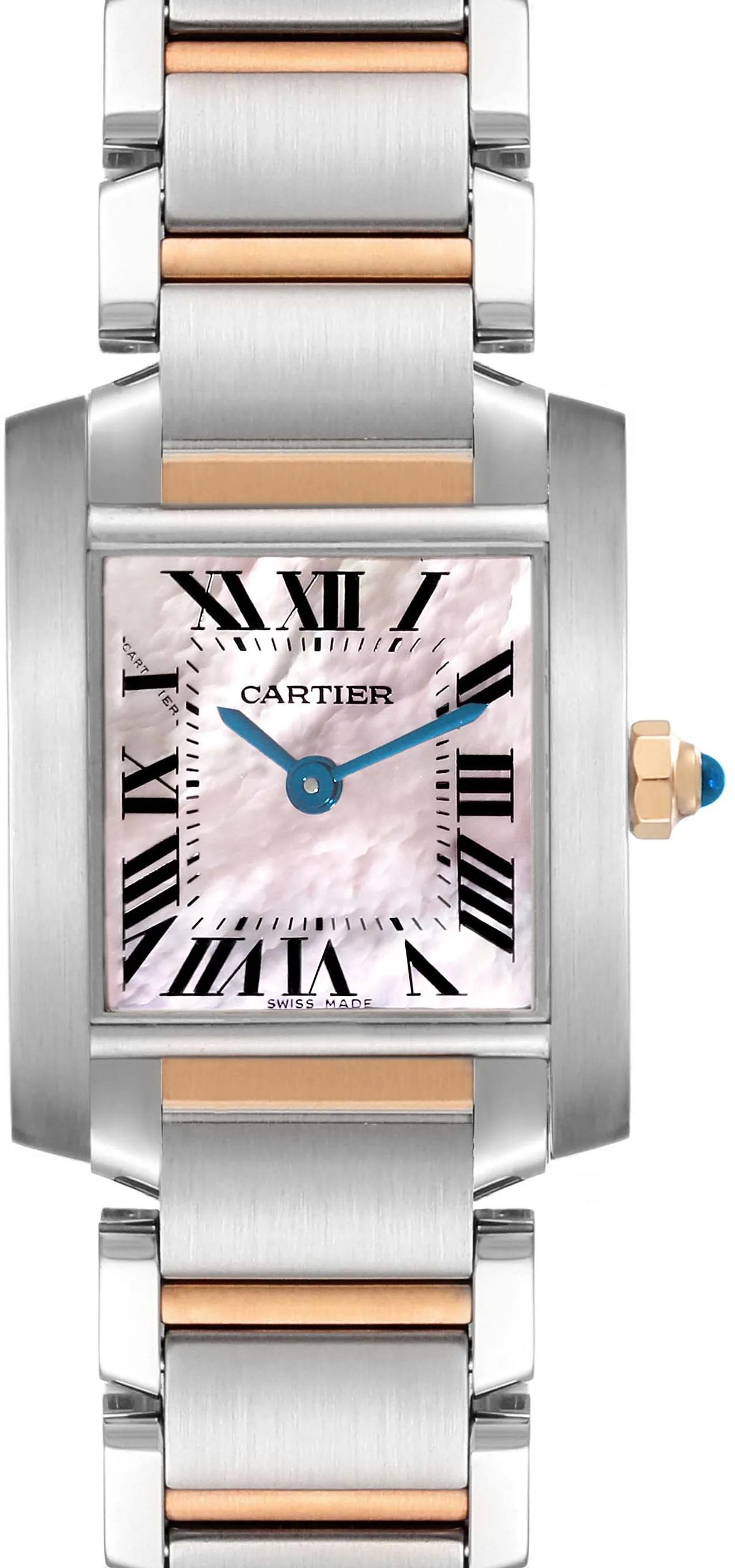 Cartier Tank Française W51027Q4 20mm Stainless steel Rose