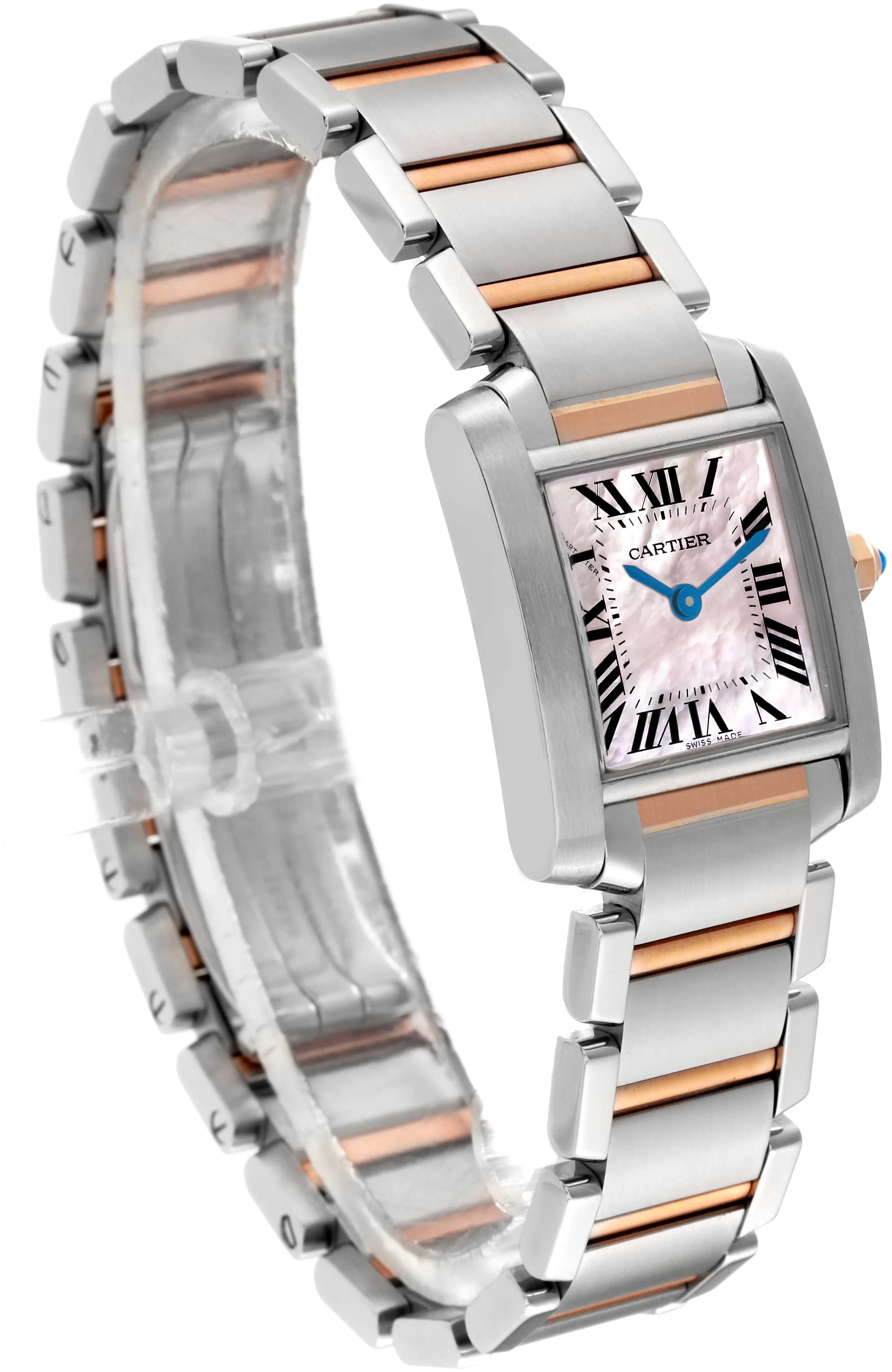 Cartier Tank Française W51027Q4 20mm Stainless steel Rose 2