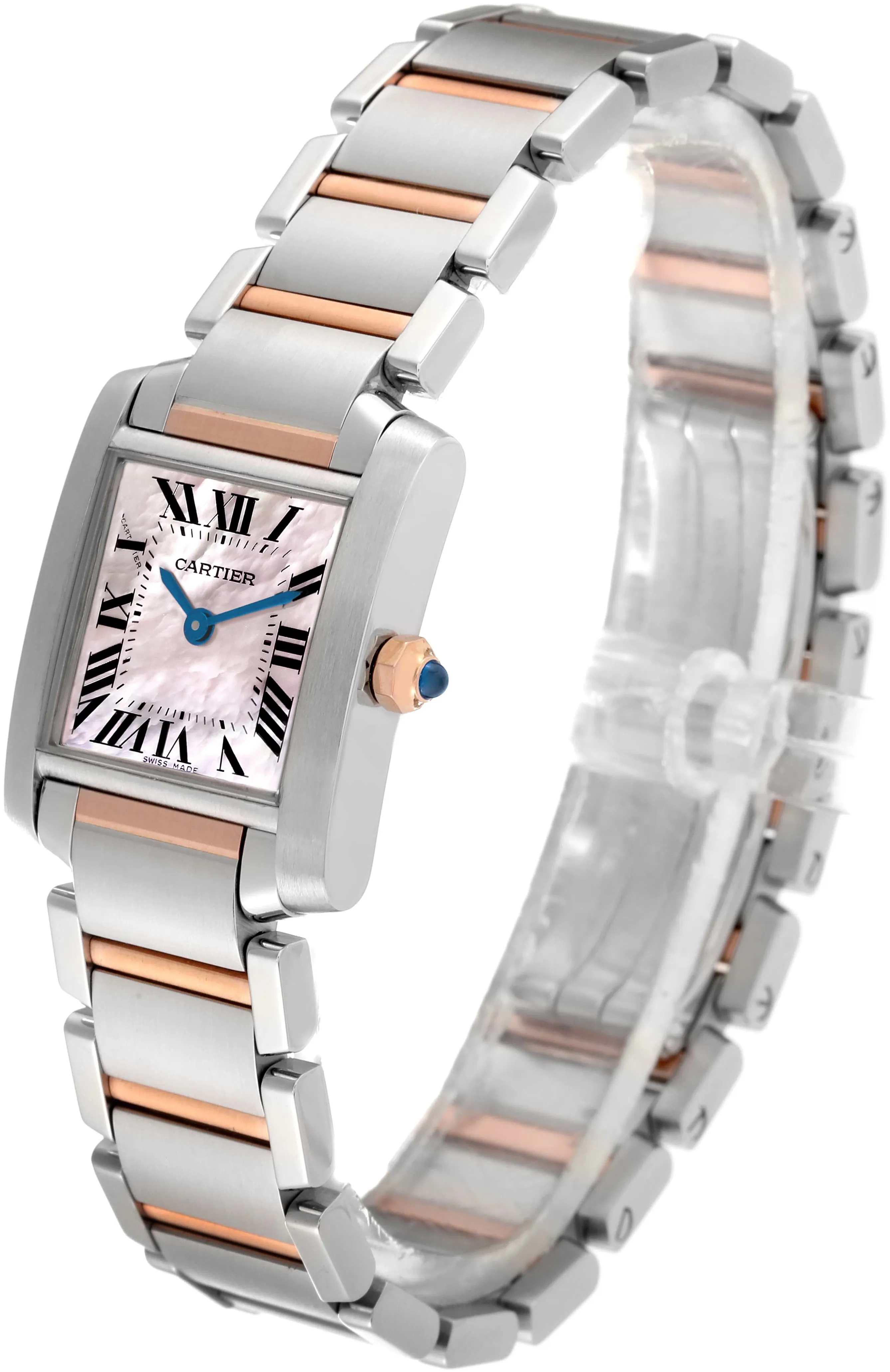 Cartier Tank Française W51027Q4 20mm Stainless steel Rose 3