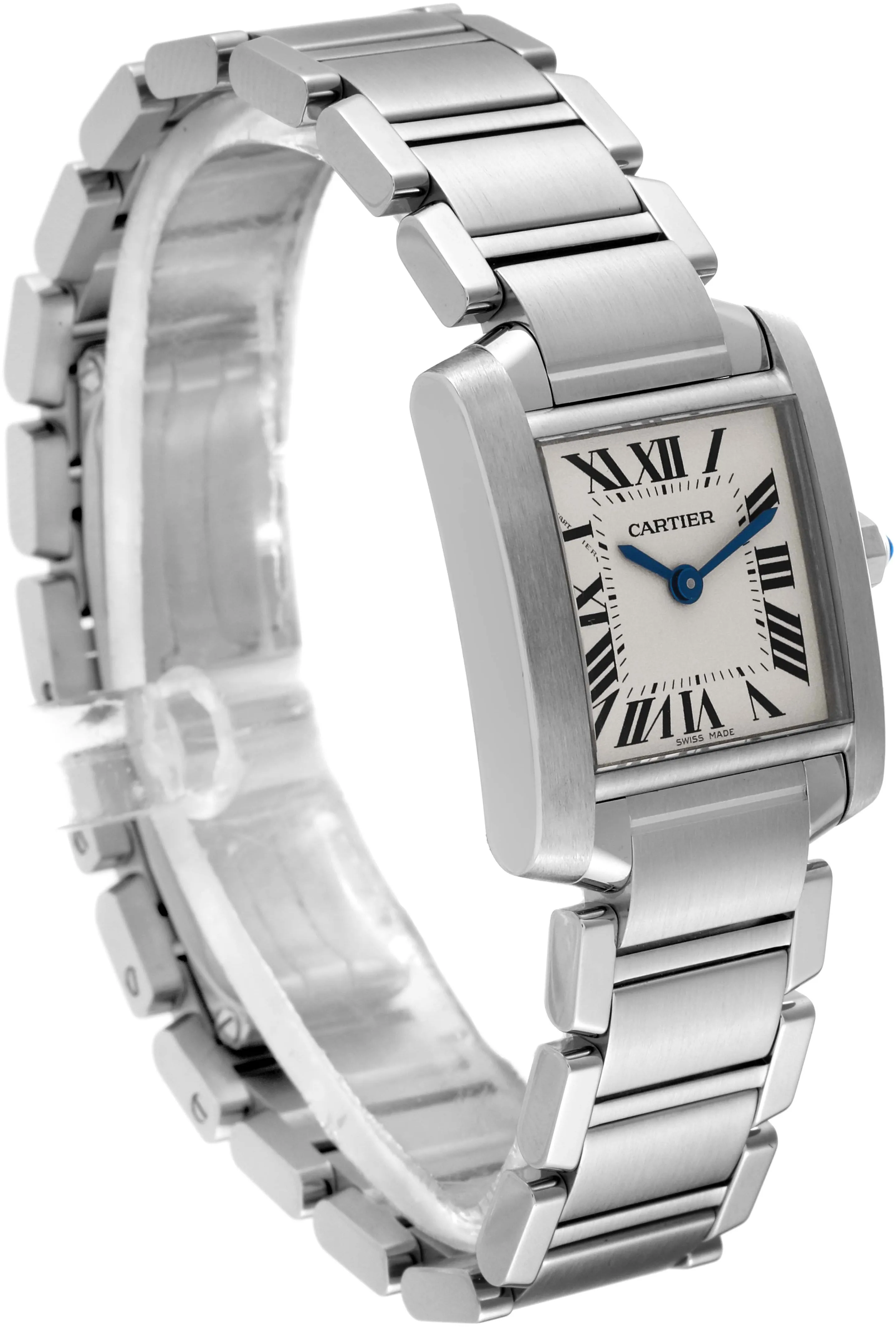 Cartier Tank Française W51008Q3 20mm Stainless steel Silver 2