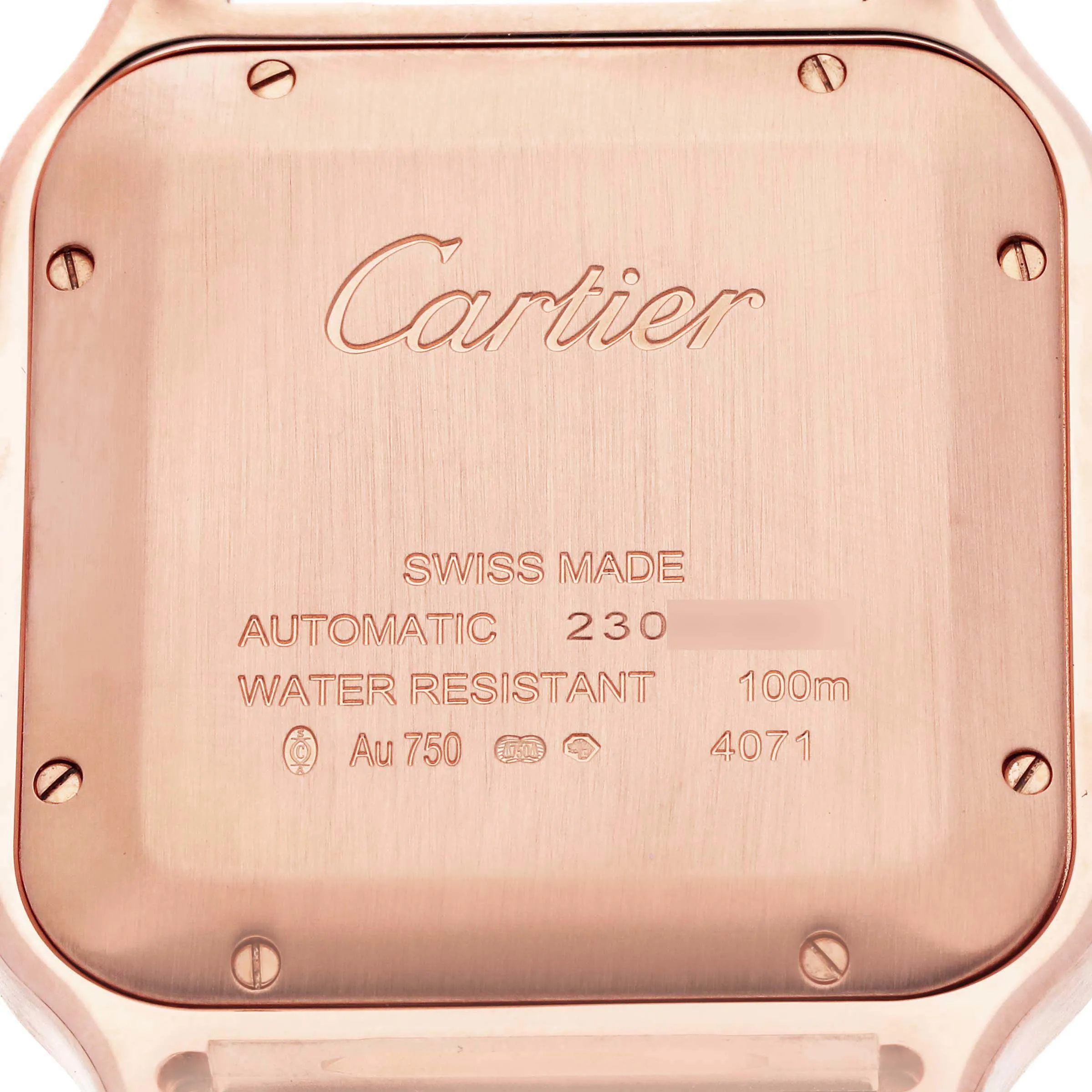 Cartier Santos WGSA0011 40mm Rose gold and 18k rose gold Silver 5