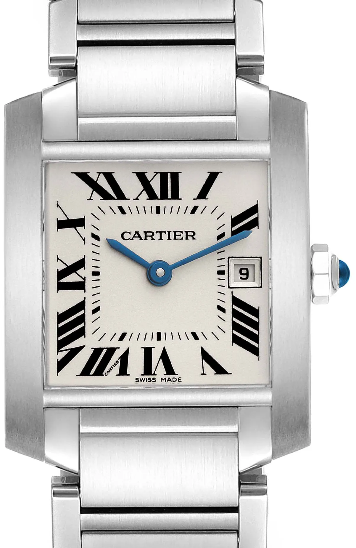 Cartier Tank Française W51011Q3 25mm Stainless steel Silver