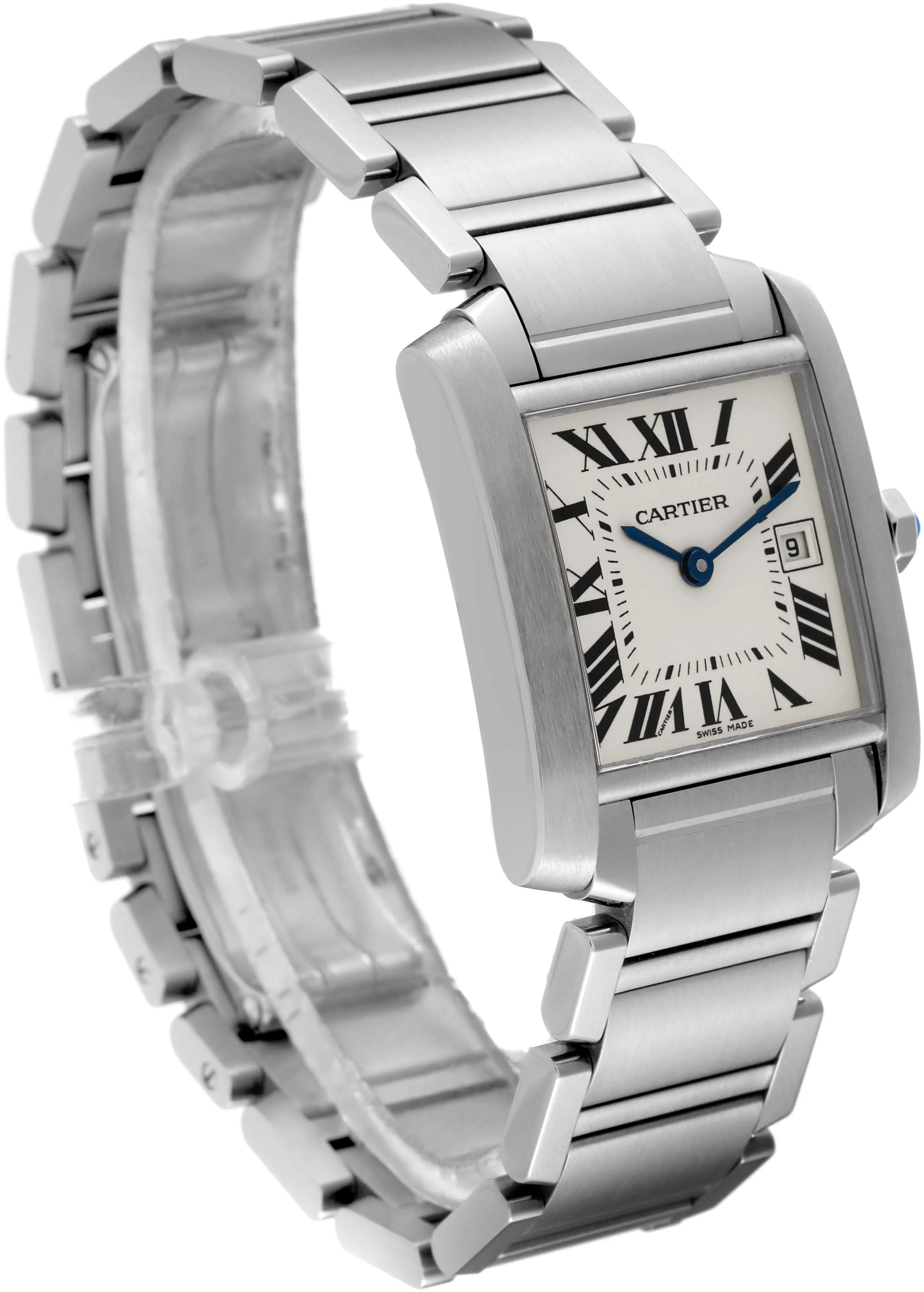 Cartier Tank Française W51011Q3 25mm Stainless steel Silver 2