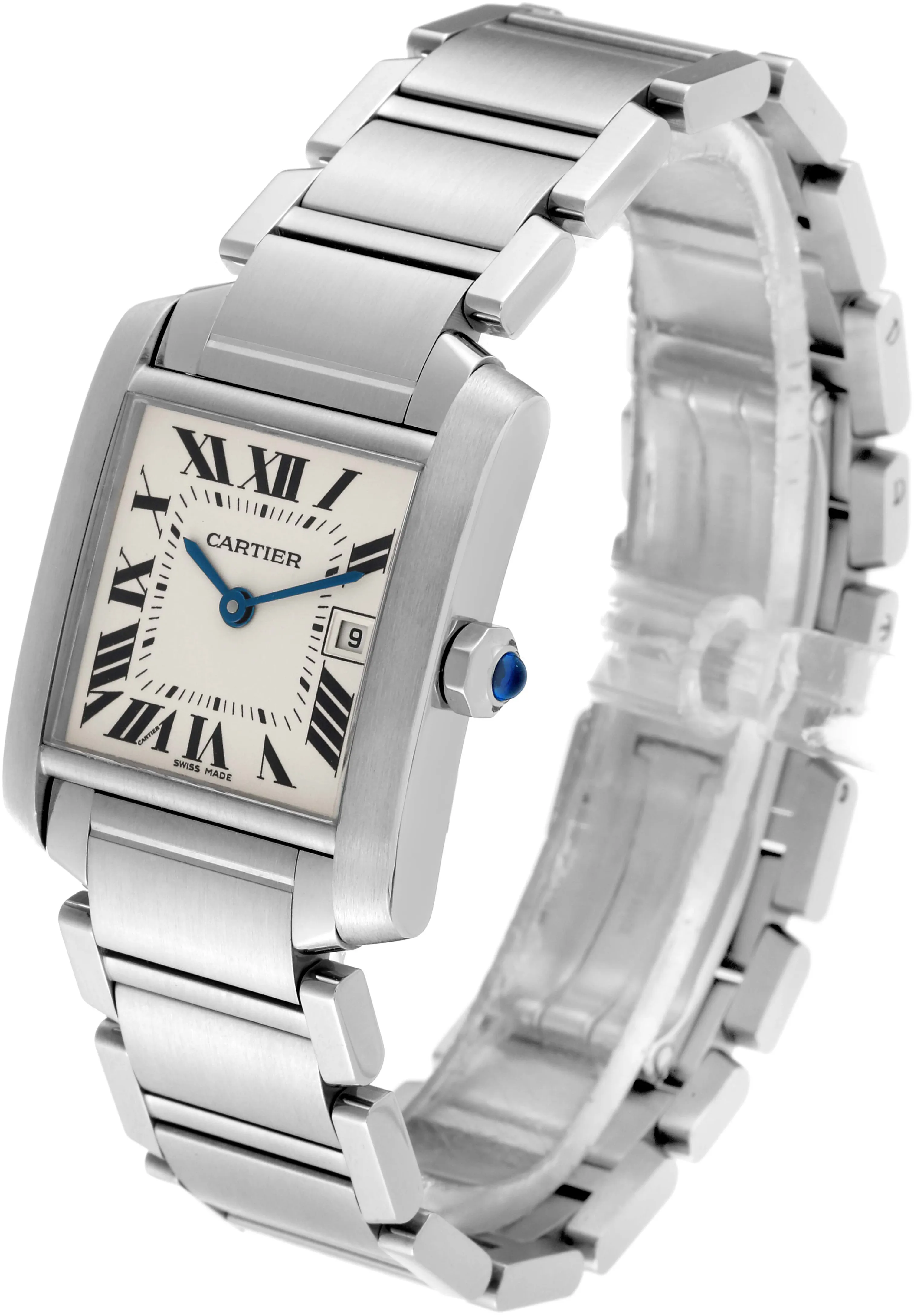 Cartier Tank Française W51011Q3 25mm Stainless steel Silver 3