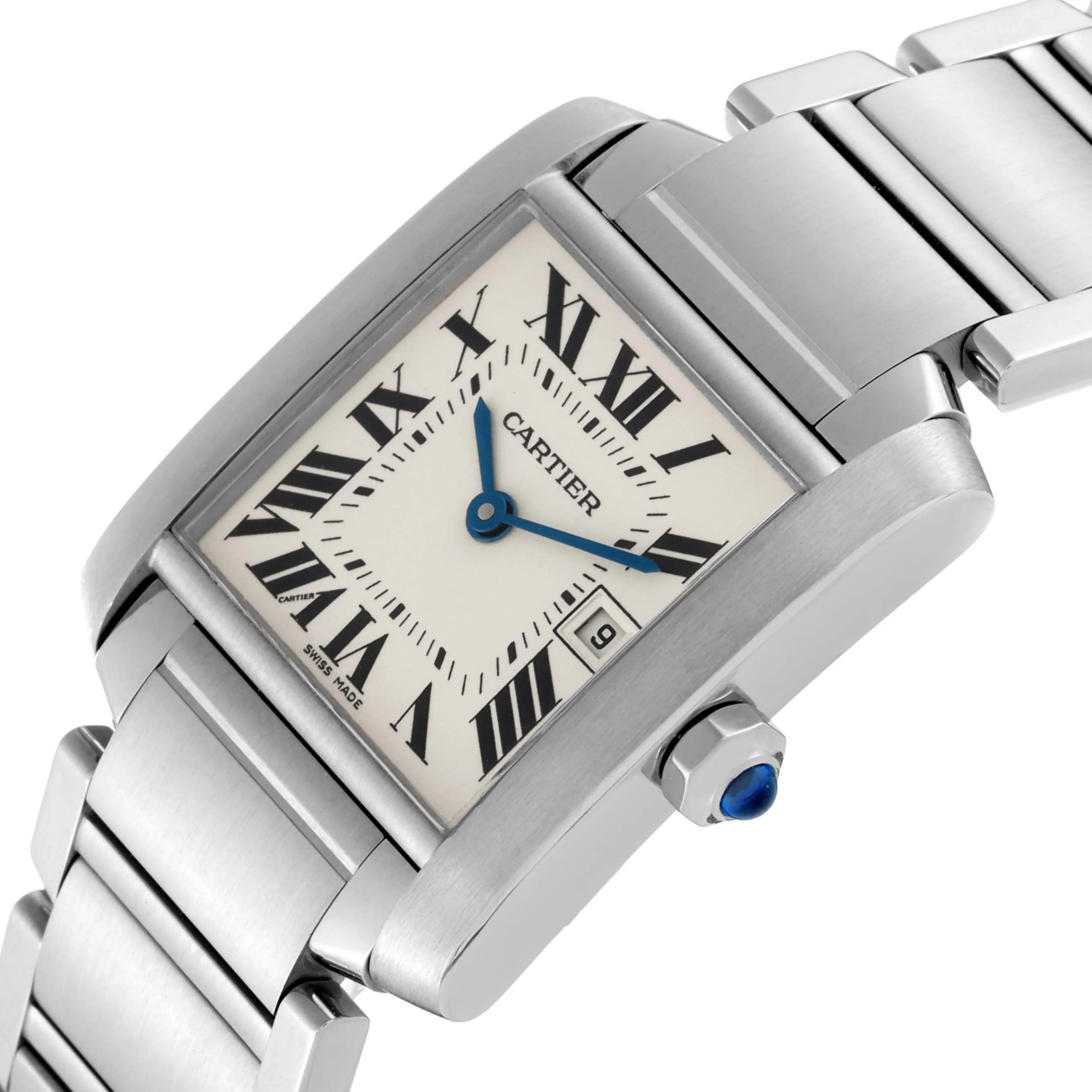 Cartier Tank Française W51011Q3 25mm Stainless steel Silver 4