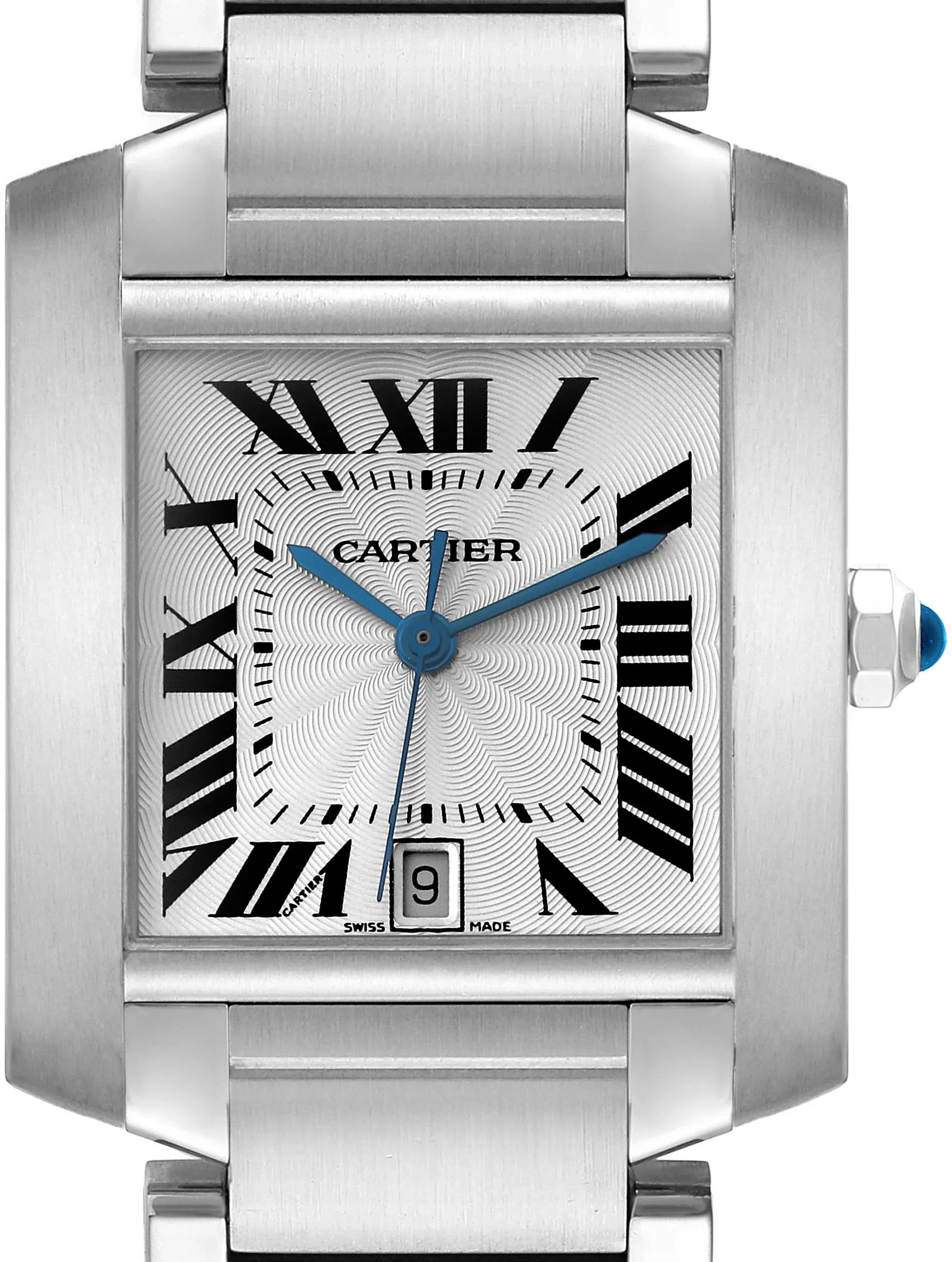 Cartier Tank Française W51002Q3 28mm Stainless steel Silver