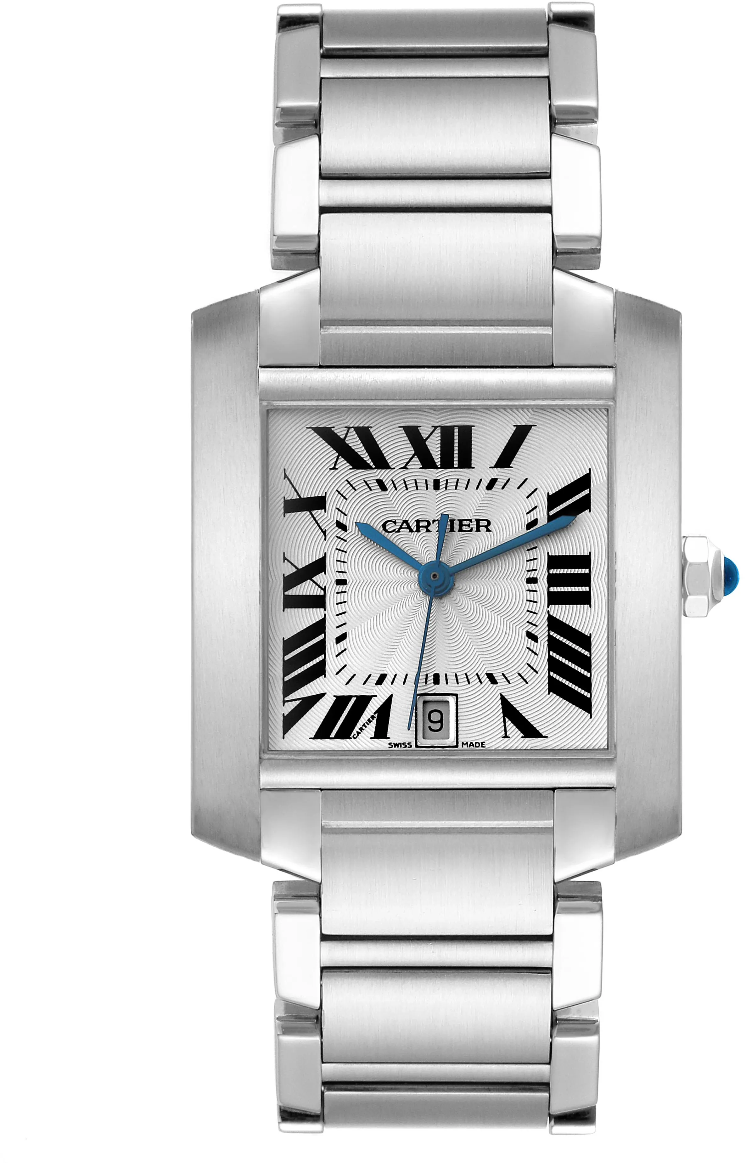 Cartier Tank Française W51002Q3 28mm Stainless steel Silver 1